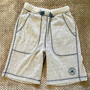Gray boys 10/12 cotton Converse drawstring shorts